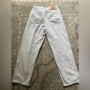 BDG Cream Straight Leg Pants Corduroy